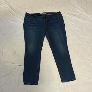 Old Navy Boyfriend Jeans, Size 16, Lightly Used, Dark Wash